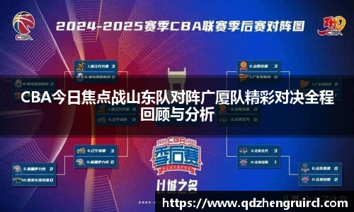 CBA今日焦点战山东队对阵广厦队精彩对决全程回顾与分析